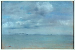 エドガー・ドガ（1834-1917）のカモフラージュに描かれたマリン・パステル画 1869年 Sun.0.31x0.46 m パリ、オルセー美術館 作： Edgar Degas