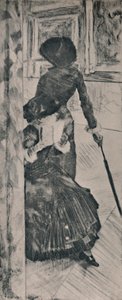 ルーブルのメアリーカサット、1880年頃、1946年 作： Edgar Degas