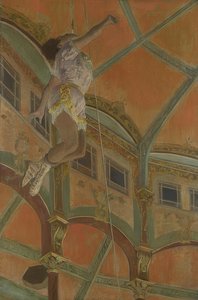 フェルナンドサーカスのミスララ。 1879 作： Edgar Degas