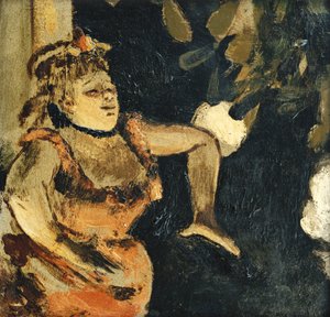 アンバサダーのミスベカット。ベカットさん、大使、c。 1875-1877 作： Edgar Degas
