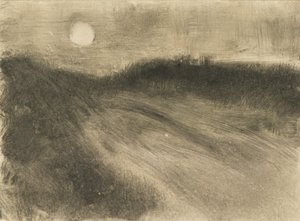 月の出、1880年頃 作： Edgar Degas