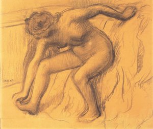 お風呂の後 作： Edgar Degas