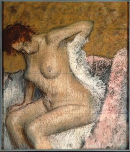 お風呂の後 作： Edgar Degas