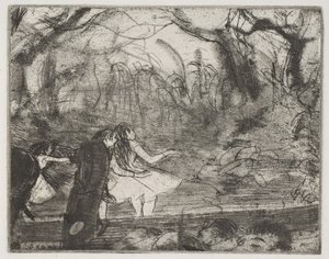 ステージ III、1876-77 年。 作： Edgar Degas