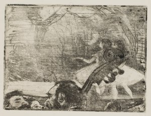 オンステージ I 作： Edgar Degas