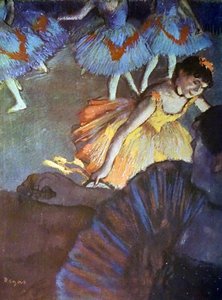 エドガー・ドガのオペラボックスから見たバレエ 作： Edgar Degas