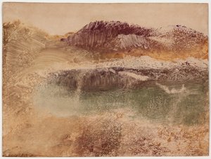 Paysage Roux、1890年頃（紙にモノタイプ）