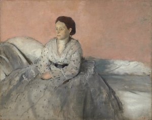 ルネ・ド・ガス夫人の肖像 作： Edgar Degas
