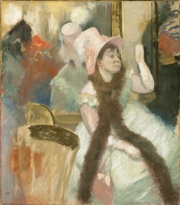 舞踏会後の肖像（ディーツ＝モナン夫人の肖像） 作： Edgar Degas
