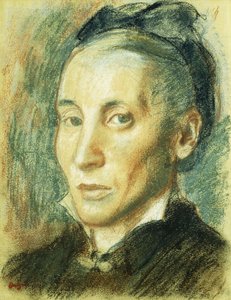 女性の肖像、1881-85 作： Edgar Degas