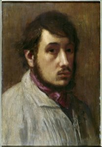 男の肖像 作： Edgar Degas