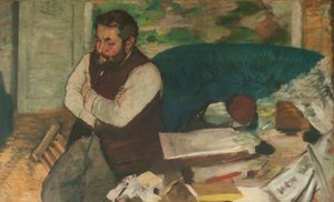 ディエゴ・マルテッリの肖像 作： Edgar Degas