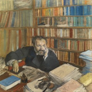 エドモンド・デュランティの肖像 作： Edgar Degas