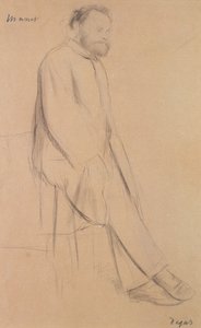 エドゥアール・マネの肖像（1832-83） 作： Edgar Degas