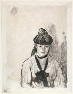 エレンアンドレの肖像、1876年頃 作： Edgar Degas