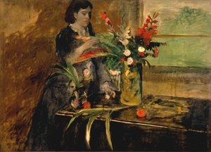 Estelle Musson Degas、1872年の肖像
