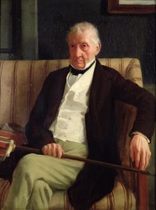 画家の祖父、1857年のヒレールドガの肖像 作： Edgar Degas