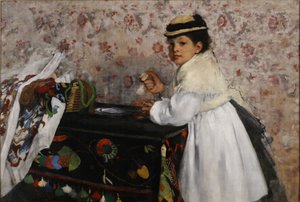 Mlleの肖像。 HortenseValpinçon 作： Edgar Degas