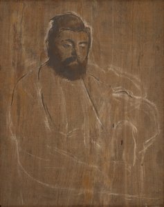 男の肖像 作： Edgar Degas