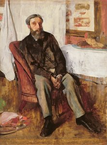 男の肖像、1866年 作： Edgar Degas
