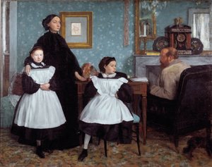 ベレリー家の肖像」（油彩・キャンバス 作： Edgar Degas
