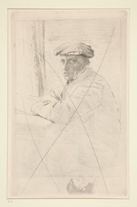 彫刻家ジョセフ・トルニーの肖像 作： Edgar Degas