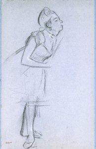 ダンサーのプロフィール 作： Edgar Degas
