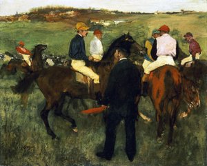 競走馬 作： Edgar Degas