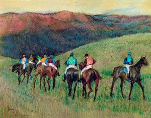 風景の中の競走馬、1894