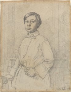 Renéde Gas [ストレート]、1855 作： Edgar Degas