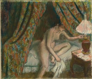 引退 作： Edgar Degas