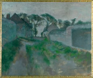 ヴィレッジストリートサンヴァレリースルソンム 作： Edgar Degas