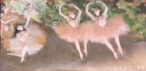 シーンドバレエ、1879年 作： Edgar Degas