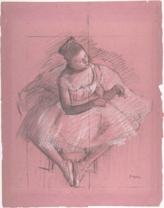 着席ダンサー 作： Edgar Degas