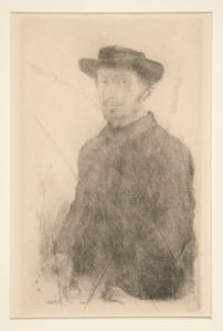 自画像 作： Edgar Degas