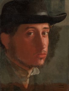自画像 作： Edgar Degas