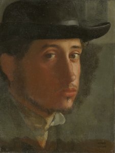 自画像、1857 作： Edgar Degas
