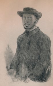 自画像、1860年代頃、1946年 作： Edgar Degas