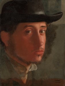 自画像 作： Edgar Degas