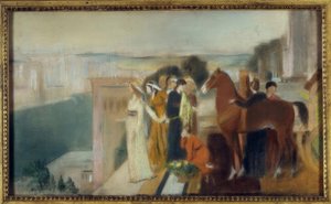 セミラミスビルバビロン 作： Edgar Degas