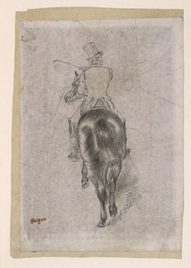 馬に拍車をかける 作： Edgar Degas