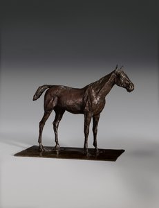 立っている馬 作： Edgar Degas