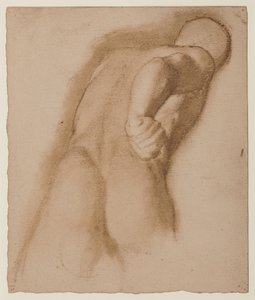 エフェソスのアガシアスの後の研究、「剣闘士ボルゲーゼ」、1855年頃 作： Edgar Degas