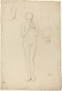 女性のヌードの研究 作： Edgar Degas