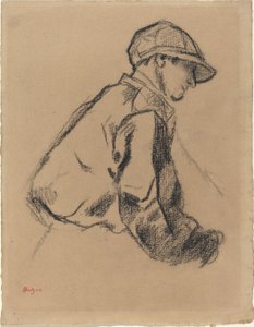 騎手の研究、1884年 作： Edgar Degas