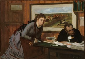 やめなさい、カリフォルニア州。 1870年。 作： Edgar Degas