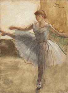 バレリーナ」1876年頃（油彩・キャンバス 作： Edgar Degas