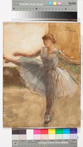 バレリーナ、1876年頃（キャンバスに油彩） 作： Edgar Degas
