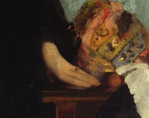 Bellelli Family、手のディテール、1858-67油彩、キャンバス、16122 作： Edgar Degas