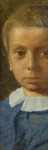 青の子;青の中の子供、1853-54年頃 作： Edgar Degas
